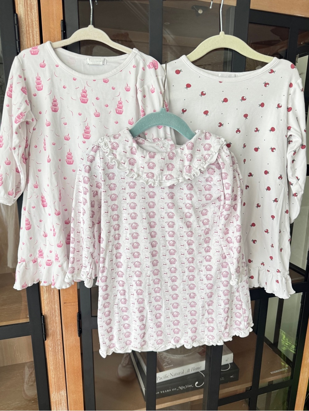 Bundle pima long sleeve dress nightgown ruffle toddler girl bunny birthday lot